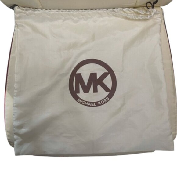 Michael Kors EUC Fulton satchel two way crossbody or shoulder bag gold hardware - Picture 12 of 13